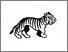 [thumbnail of indian ink drawing of a young tiger]