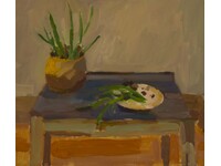 Wooden Bowl; oil on panel