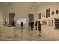 Installation view: Pier 34 NYC 1983-84 slideshow at Museo Reina Sofia, Madrid