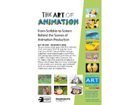 Poster for the Art of Animation Exhibition